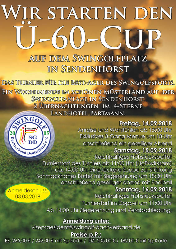 Einladung U 60 Cup